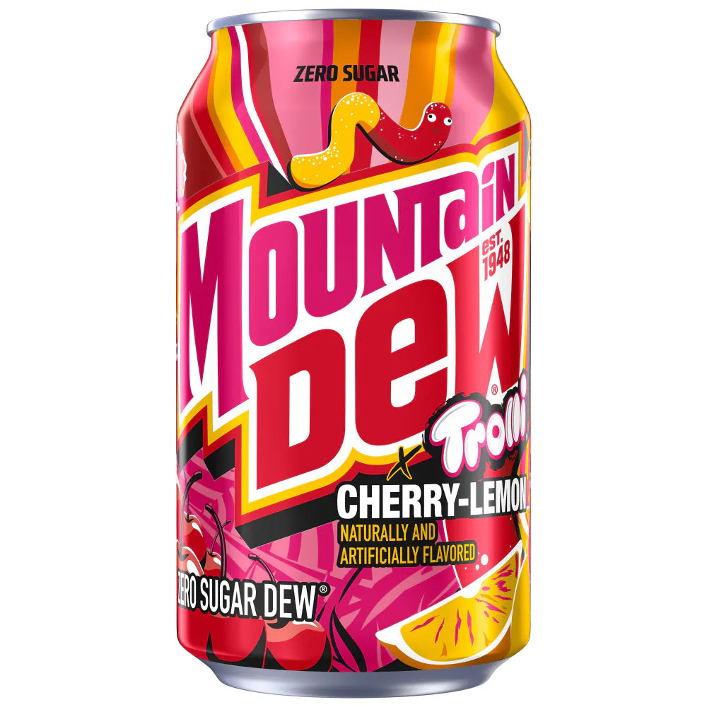 Mountain Dew Trolli Cherry Lemon Zero Sugar