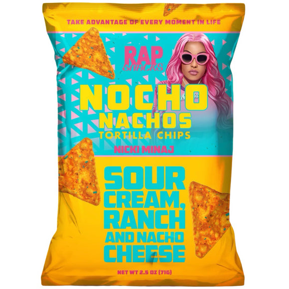 Rap Snacks Nicki Minaj Nocho Nachos Sour Cream, Ranch and Nacho Cheese