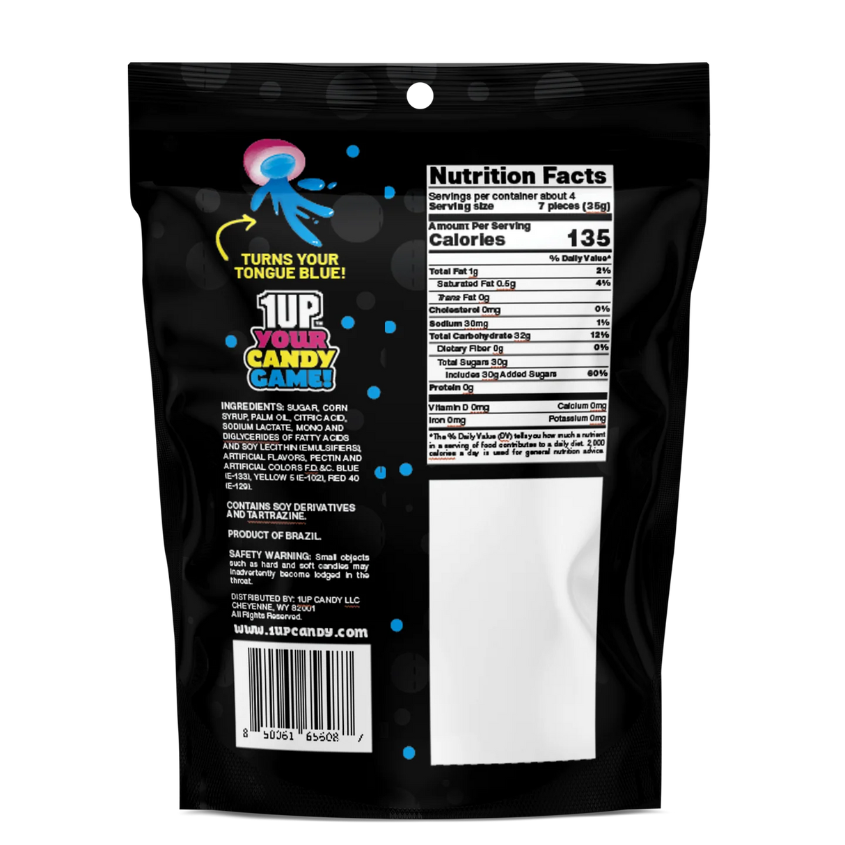 1UP Sour Bursts Fruit Chews - Blue Pack