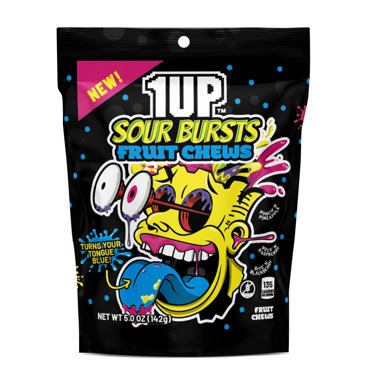 1UP Sour Bursts Fruit Chews - Blue Pack