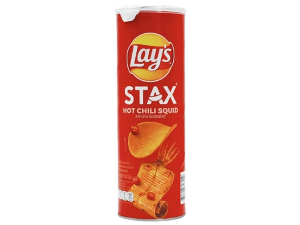 Lay's Stax Hot Chili Squid -China