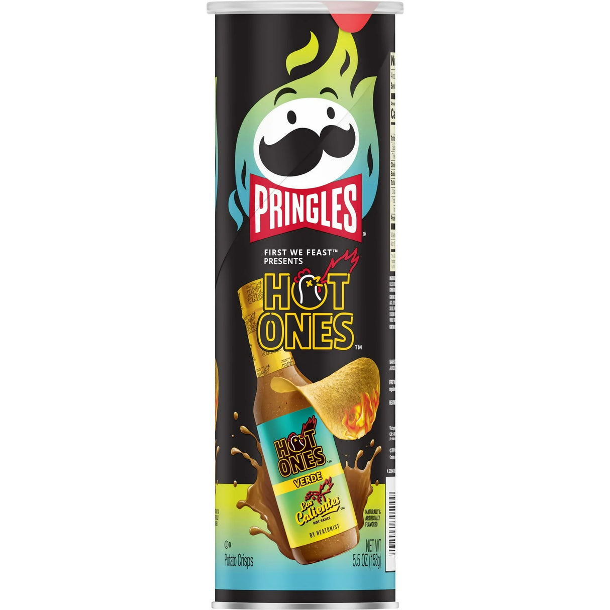 Pringles Hot Ones Los Calientes Verde