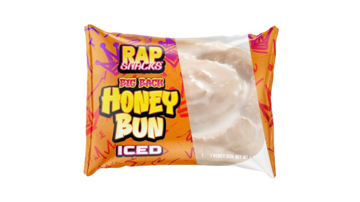 Rap Snacks Big Back Iced Honey Bun