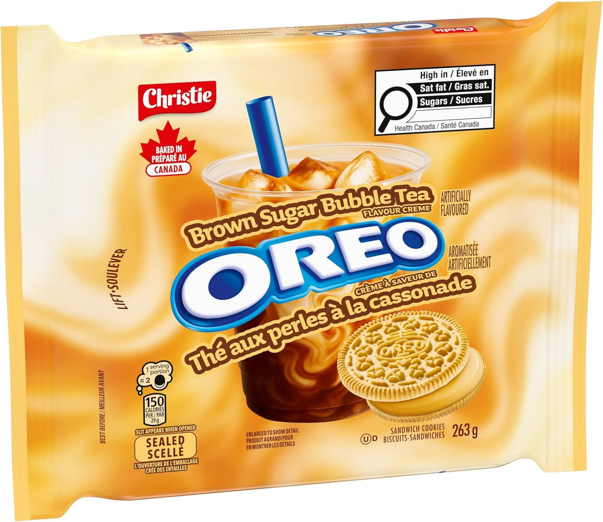 Oreo Brown Sugar Bubble Tea