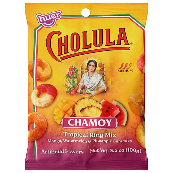 Huer Cholula Chamoy Tropical Ring Mix