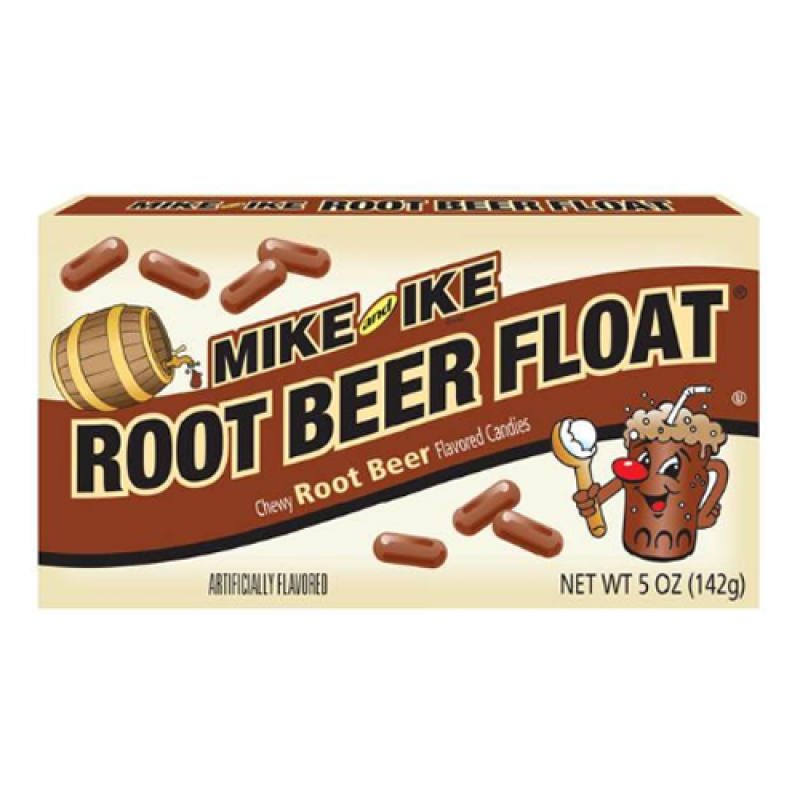 Mike and Ike Root Beer Float