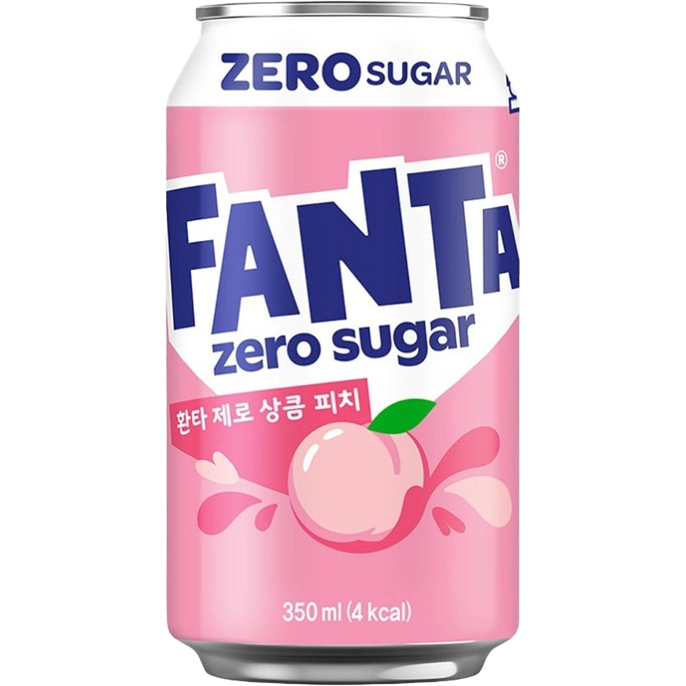 Fanta White Peach Zero Sugar -Korea