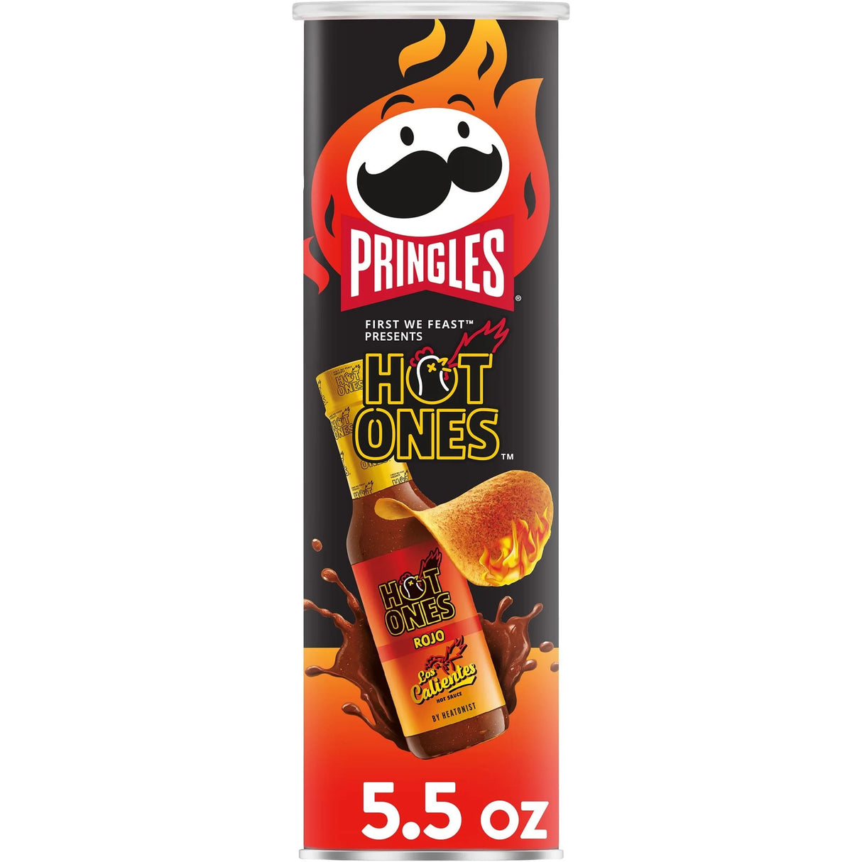 Pringles Hot Ones Los Calientes Rojo