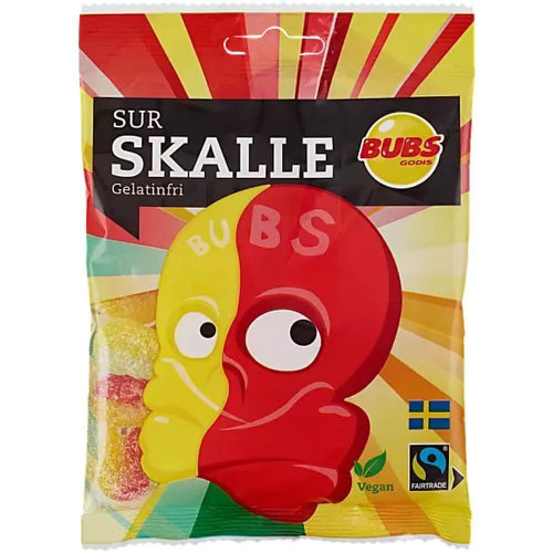 Bubs Sour Skulls - Sweden