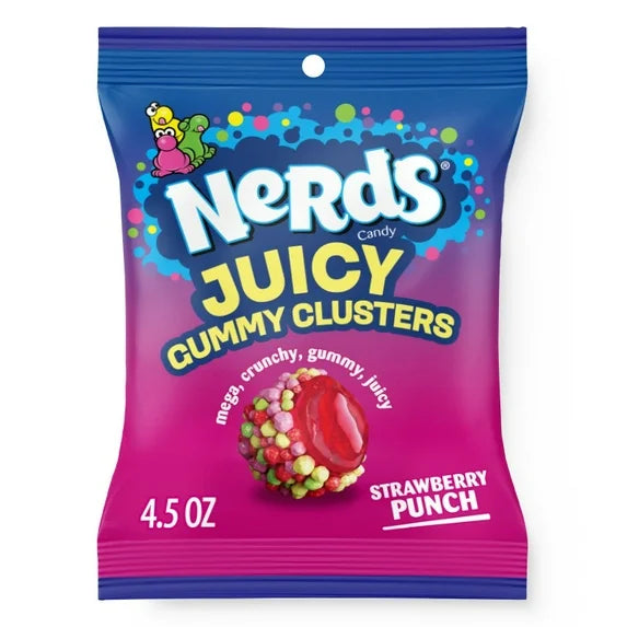Nerds Juicy Gummy Clusters Strawberry Punch