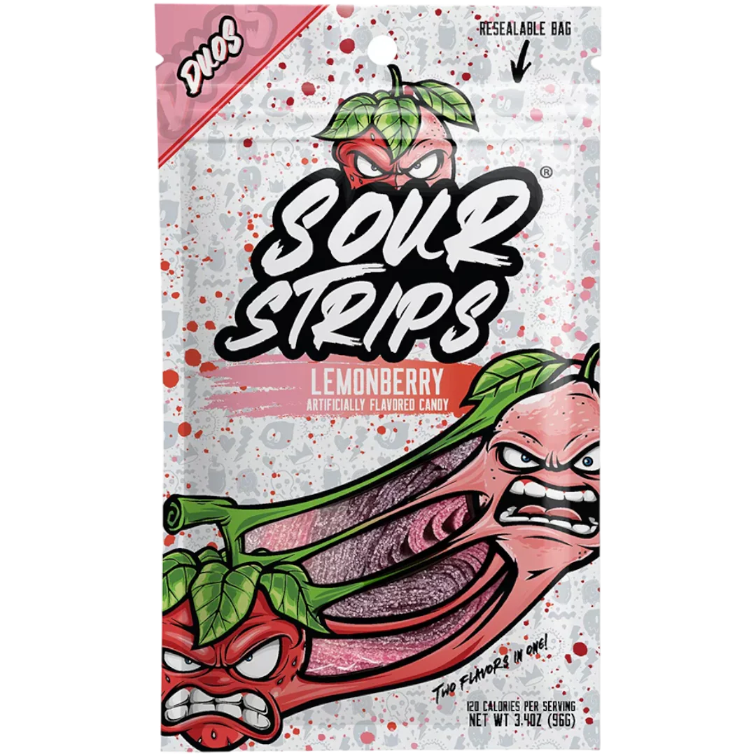 Sour Strips Lemonberry