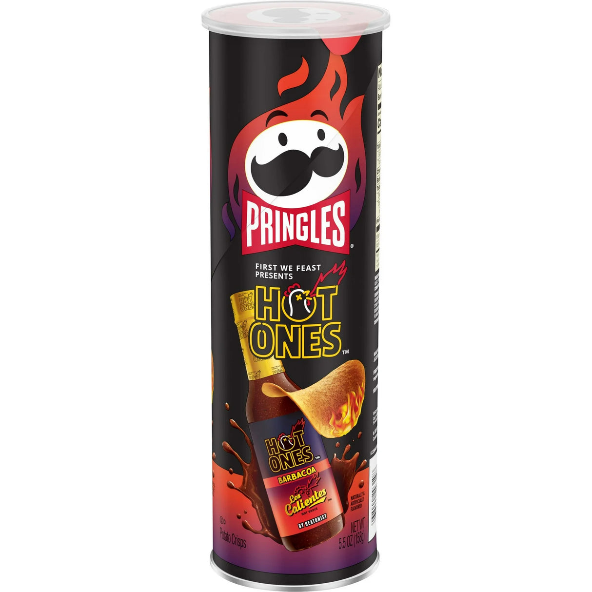 Pringles Hot Ones Los Calientes Barbacoa