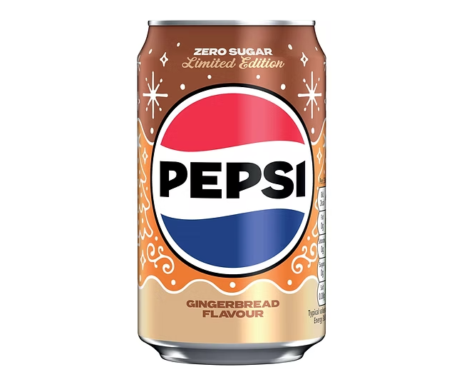 Pepsi Gingerbread Zero Sugar -UK