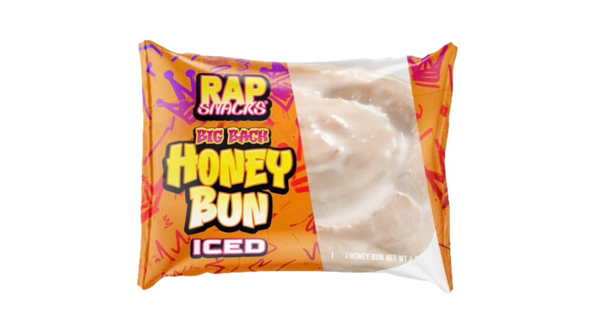 Rap Snacks Big Back Iced Honey Bun