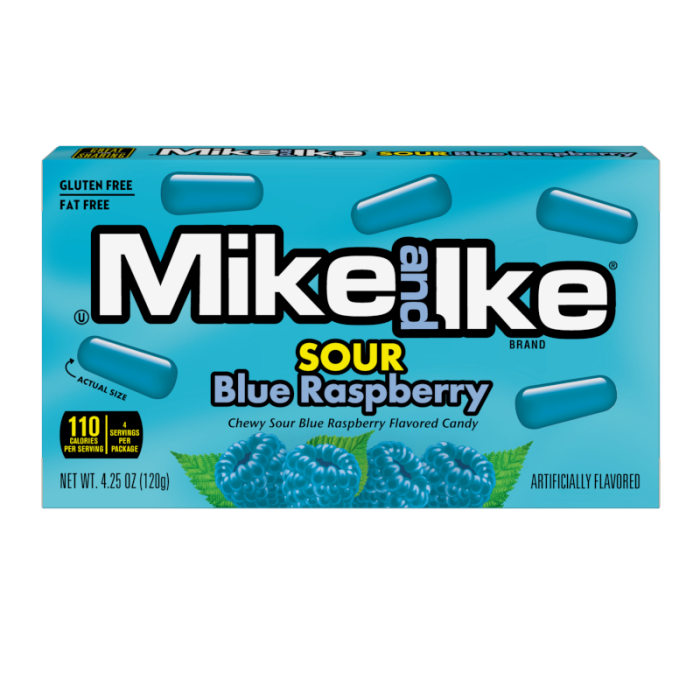 Mike and Ike Sour Blue Raspberry