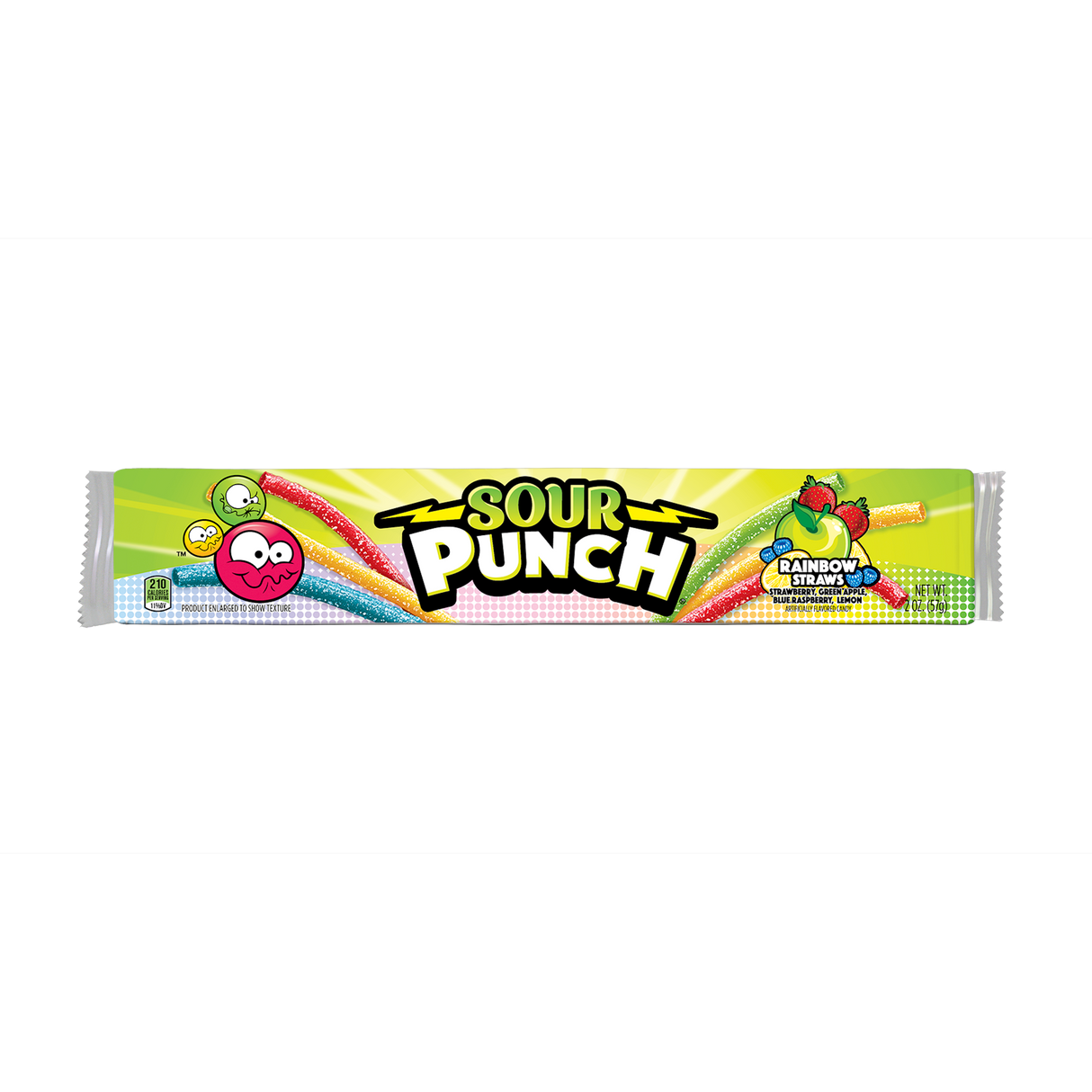 Sour Punch Rainbow Straws