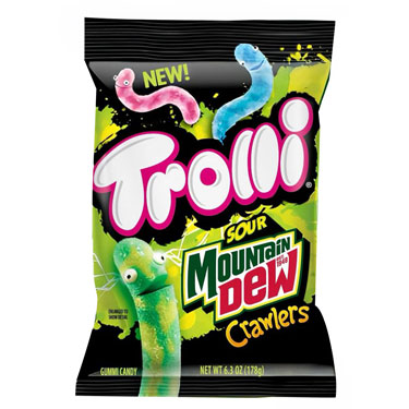 Trolli Mountain Dew Sour Brite Crawlers