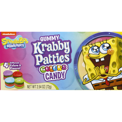 Spongebob Squarepants Krabby Patties Colors