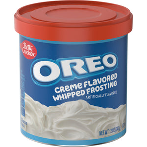 Oreo Creme Flavored Whipped Frosting