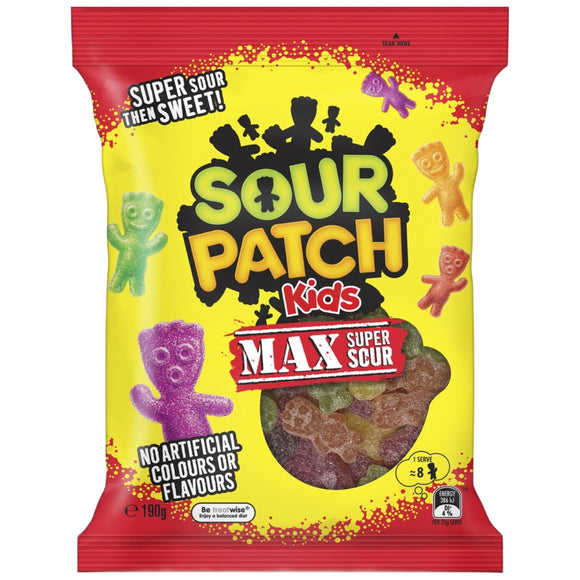 Sour Patch Kids Max Super Sour -Australia