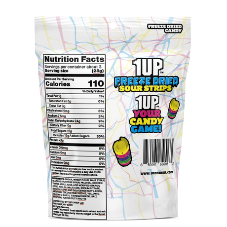1UP Freeze Dried Sour Strips