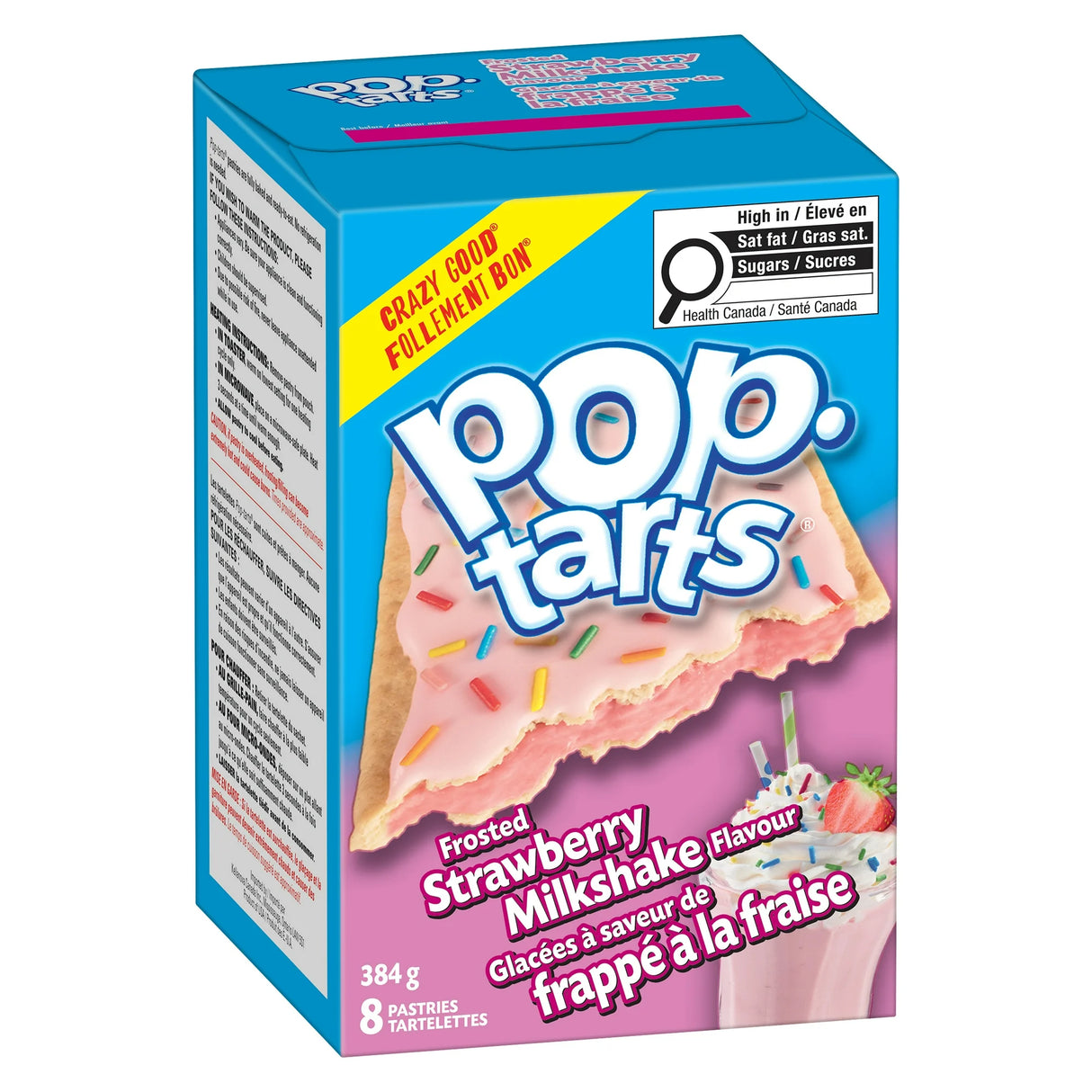 Pop-Tarts Frosted Strawberry Milkshake