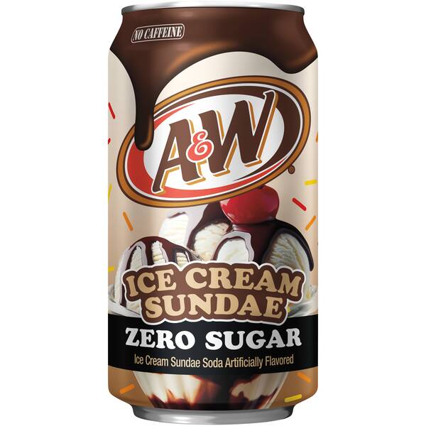 A&W Ice Cream Sundae Zero Sugar