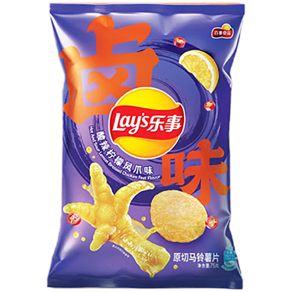 Lay’s Hot and Sour Lemon Chicken Feet -China