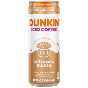 Dunkin’ Iced Coffee Coffee Cake Muffin
