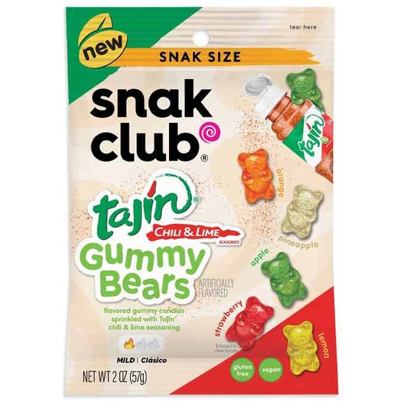 Snak Club Tajin Gummy Bears