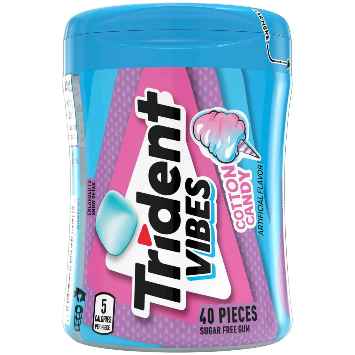 Trident Vibes Cotton Candy Gum
