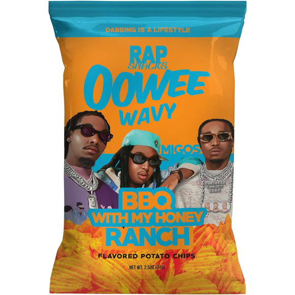 Rap Snacks Wavy Migos Bar-B-Quin' With My Honey Ranch