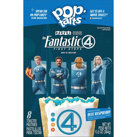 Pop-Tarts Marvel the Fantastic 4 Frosted Blue Raspberry
