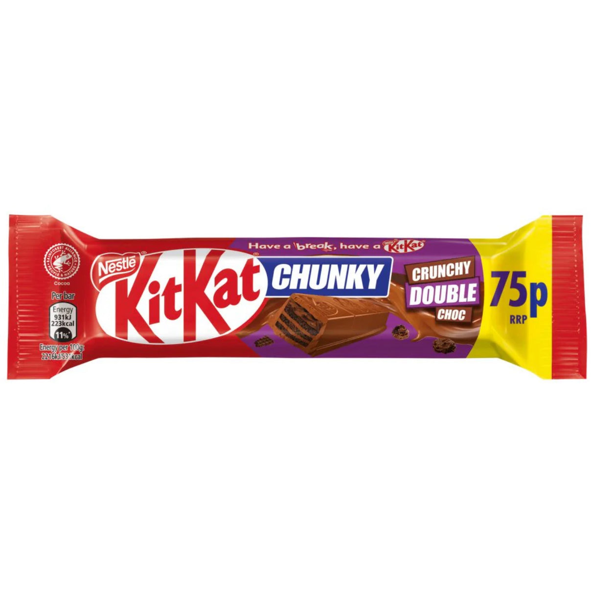 KitKat Chunky Crunchy Double Choc -UK