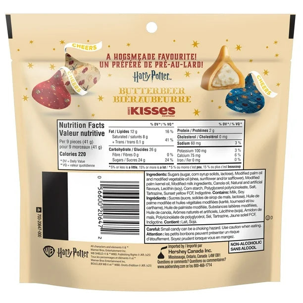 Hershey's Kisses Harry Potter Butterbeer