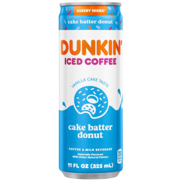 Dunkin’ Iced Coffee Cake Batter Donut