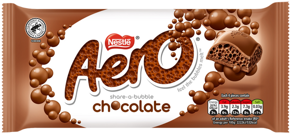 Aero Milk Chocolate Sharing Bar-UK