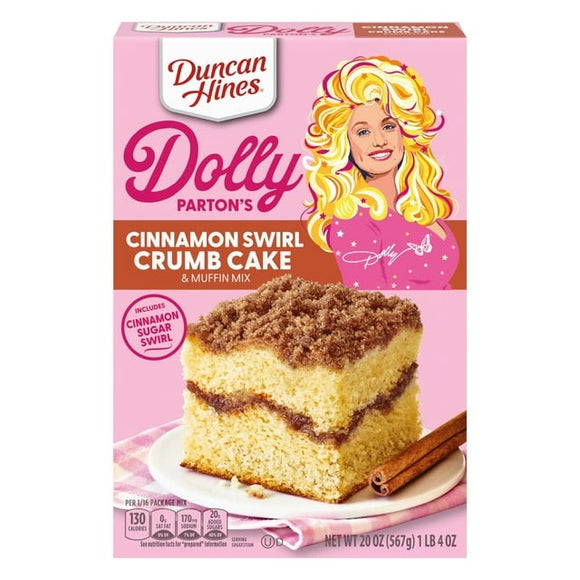 Dolly Parton's Cinnamon Swirl Crumb Cake