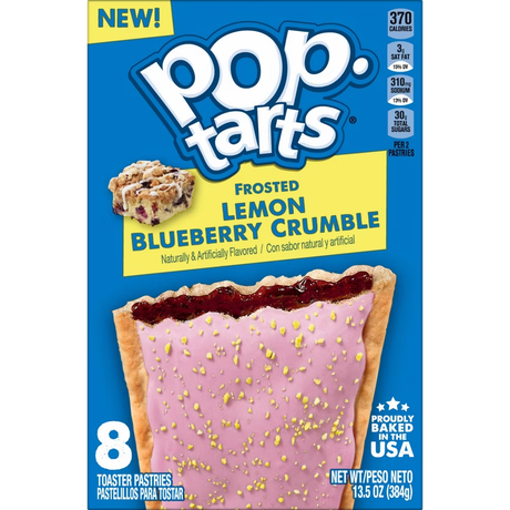 Pop-Tarts Frosted Lemon Blueberry Crumble