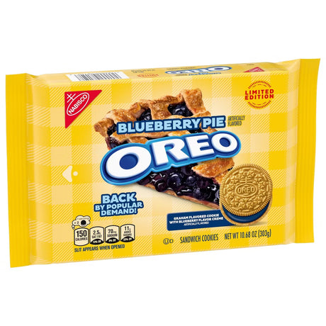 Oreo Blueberry Pie