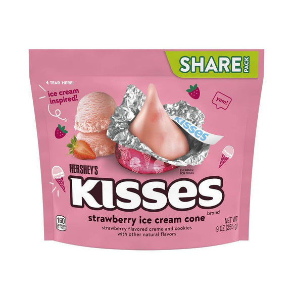 Hershey's Kisses Strawberry Ice Cream Cone