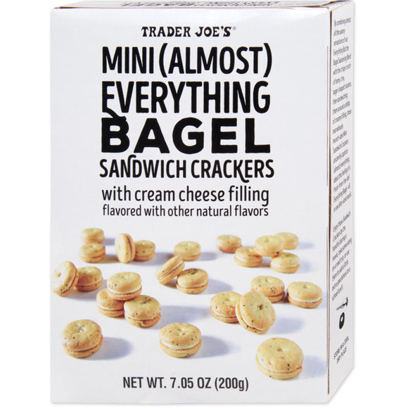 Trader Joe's Mini (Almost) Everything Bagel Sandwich Crackers