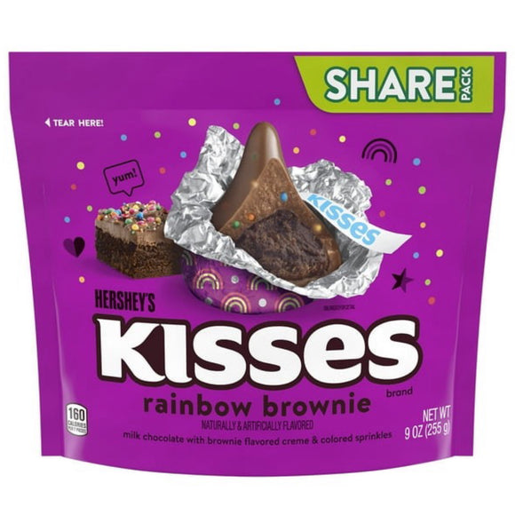 Hershey's Kisses Rainbow Brownie