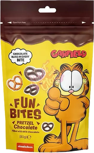 Garfield Fun Bites Chocolate Pretzel -EU