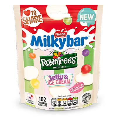 Milkybar X Rowntree's Jelly and Ice Cream -UK