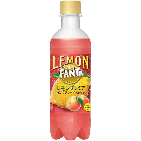 Fanta Lemon Premier Pink Grapefruit -Japan