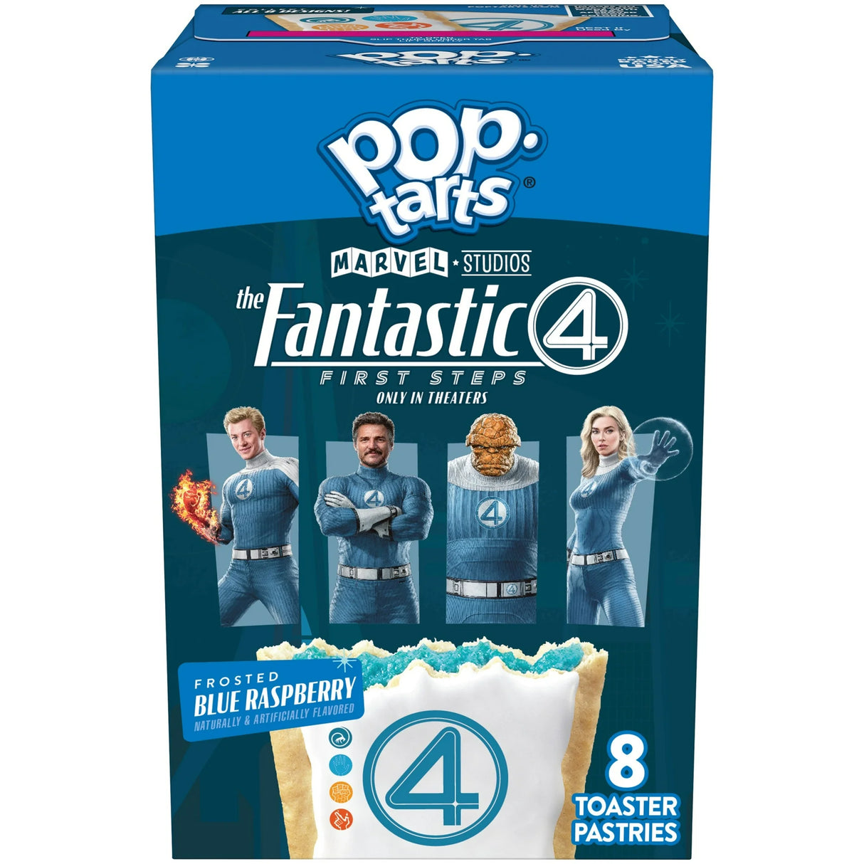 Pop-Tarts Marvel the Fantastic 4 Frosted Blue Raspberry