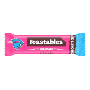 Feastables MrBeast Chocolate Chip Snack Bar (Single Bar)