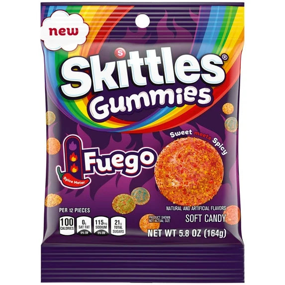 Skittles Gummies Fuego