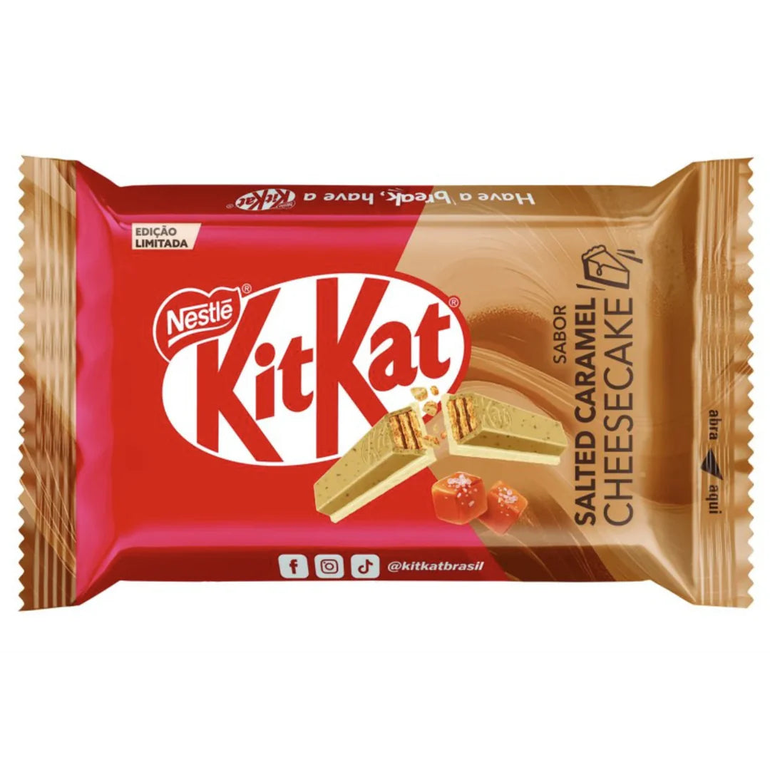 Kit Kat Sabor Salted Caramel Cheesecake -Brazil